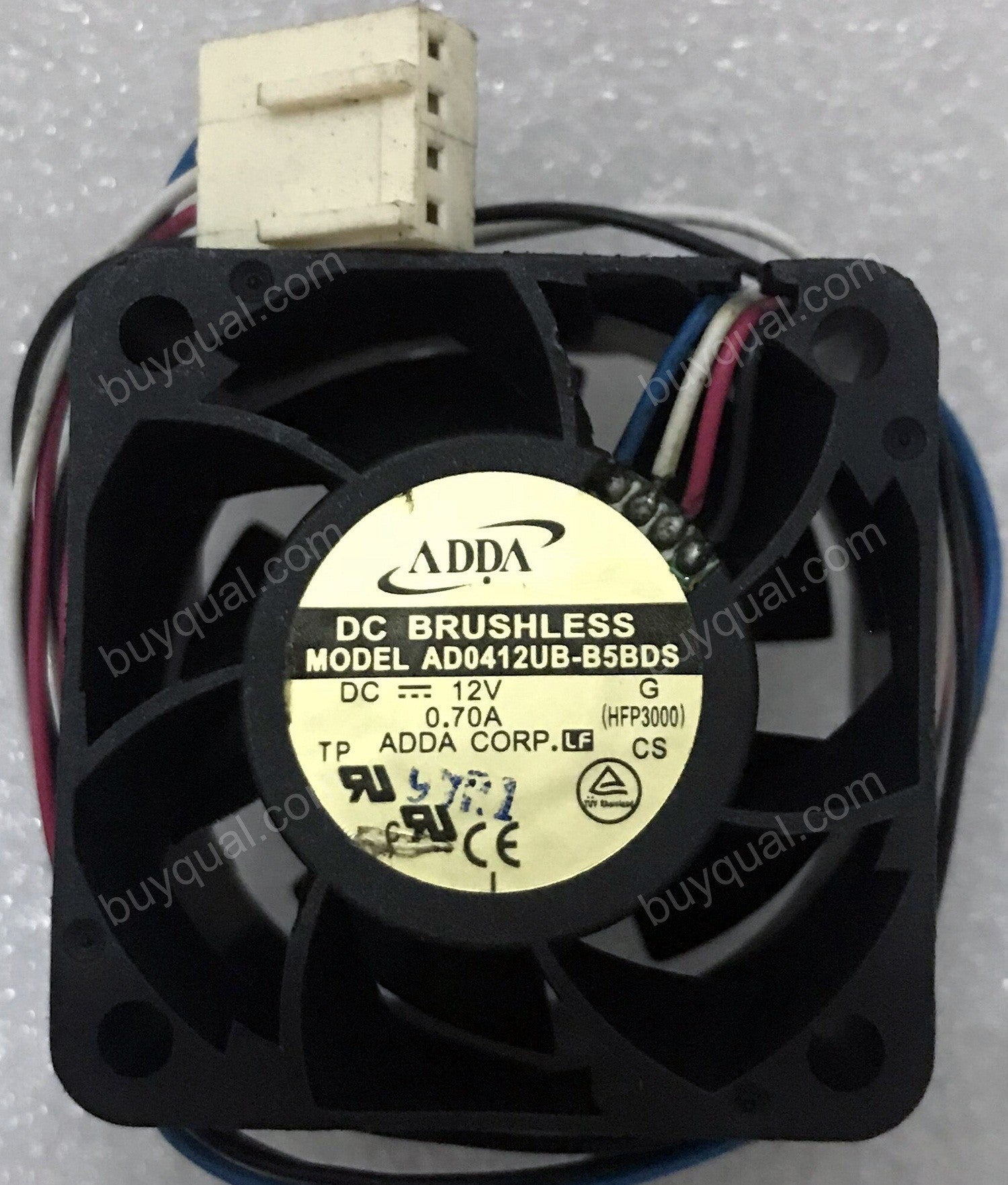 ADDA AD0412UB-B5BDS 12V 0.7A 4wires Cooling Fan - Used ADDA AD0412UB-B5BDS 12V 0.7A 4wires Cooling Fan - Used